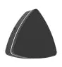 Eglo Wandleuchte Pedersano Aluminium Schwarz 8W 800lm - 827-840-865 CCT | IP44