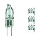 Mehrfachpackung 10x Philips Microprojection Halogen G4 Glühbirne Focusline 30 W 